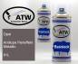 Preview: Opel, Antilope Perleffekt Metallic, 91L: 400ml Sprühdose + 400ml Klarlack - Set, von ATW Autoteile West.